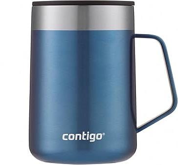 Contigo - Taza de acero inoxidable con aislamiento por vacío y asa de agarre